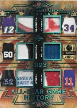 2019 Leaf In the Game Used feature card