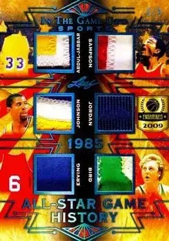 2019 Leaf In the Game Used feature card