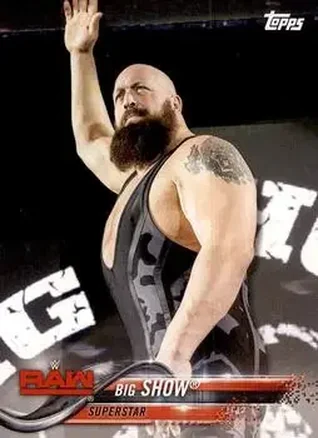 2018 Topps WWE Then Now Forever #110 - Big Show