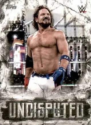 2018 Topps WWE Undisputed #1 - AJ Styles