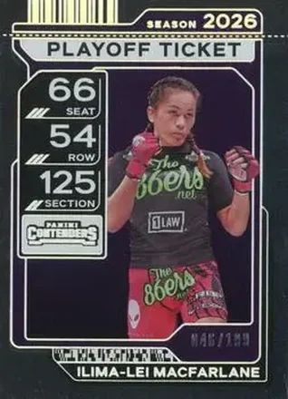 2026 Panini Contenders PFL - Playoff Ticket #5 - Ilima-Lei Macfarlane