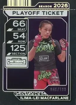 2026 Panini Contenders PFL feature card