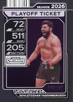 2026 Panini Contenders PFL feature card