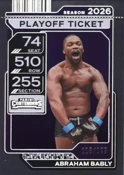 2026 Panini Contenders PFL feature card
