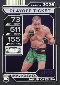 2026 Panini Contenders PFL feature card