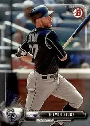 2017 Bowman #5 - Trevor Story - Colorado Rockies