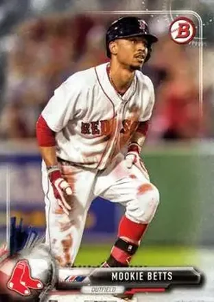2017 Bowman #6 - Mookie Betts - Boston Red Sox