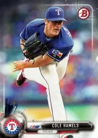2017 Bowman #7 - Cole Hamels - Texas Rangers