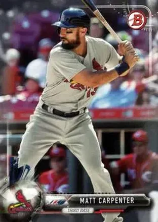 2017 Bowman #8 - Matt Carpenter - St. Louis Cardinals