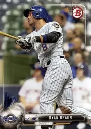 2017 Bowman #11 - Ryan Braun - Milwaukee Brewers