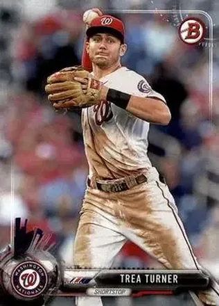 2017 Bowman #12 - Trea Turner - Washington Nationals