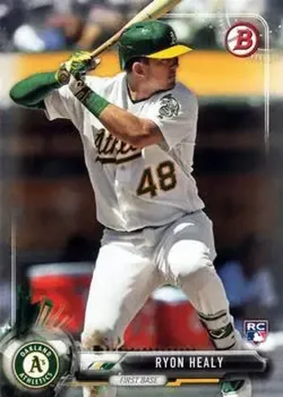 2017 Bowman #35 - Ryon Healy - Oakland Athletics