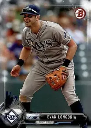 2017 Bowman #37 - Evan Longoria - Tampa Bay Rays