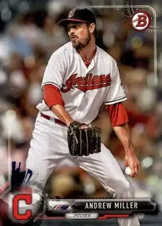 2017 Bowman #38 - Andrew Miller - Cleveland Indians