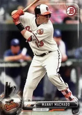2017 Bowman #40 - Manny Machado - Baltimore Orioles