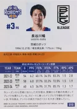 Back of Noboru Hasegawa