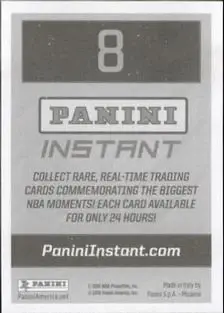Back of Card #8