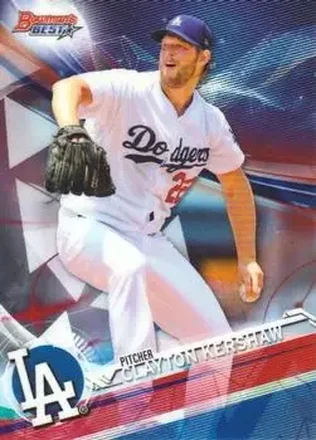 2017 Bowman's Best #7 - Clayton Kershaw - Los Angeles Dodgers