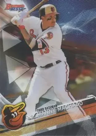 2017 Bowman's Best #8 - Manny Machado - Baltimore Orioles