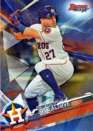 2017 Bowman's Best #9 - Jose Altuve - Houston Astros