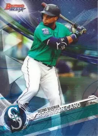 2017 Bowman's Best #17 - Robinson Cano - Seattle Mariners
