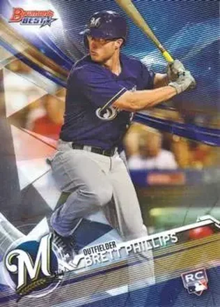2017 Bowman's Best #22 - Brett Phillips - Milwaukee Brewers