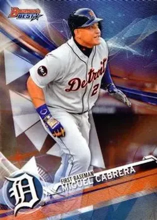 2017 Bowman's Best #23 - Miguel Cabrera - Detroit Tigers