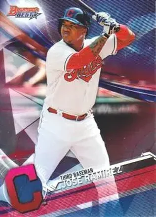 2017 Bowman's Best #24 - José Ramírez - Cleveland Indians