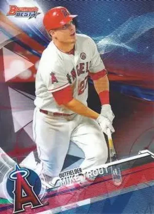 2017 Bowman's Best #25 - Mike Trout - Los Angeles Angels