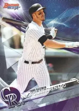 2017 Bowman's Best #28 - Nolan Arenado - Colorado Rockies