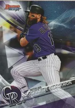 2017 Bowman's Best #39 - Charlie Blackmon - Colorado Rockies