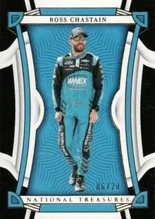 2023 Panini National Treasures - Midnight #26 - Ross Chastain - Trackhouse Racing
