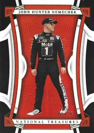 2023 Panini National Treasures - Midnight #34 - John Hunter Nemechek - Joe Gibbs Racing