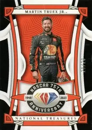 2023 Panini National Treasures - Midnight #67 - Martin Truex Jr. - Joe Gibbs Racing