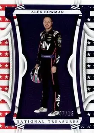 2023 Panini National Treasures - Stars and Stripes #14 - Alex Bowman - Hendrick Motorsports