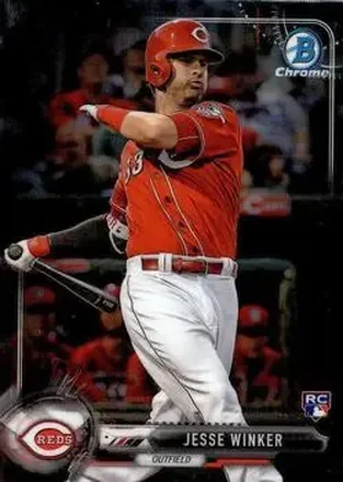 2017 Bowman Chrome #2 - Jesse Winker - Cincinnati Reds