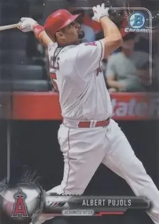 2017 Bowman Chrome #5 - Albert Pujols - Los Angeles Angels