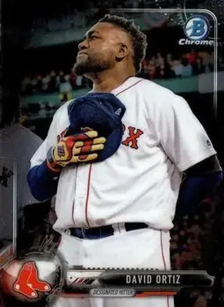 2017 Bowman Chrome #13 - David Ortiz - Boston Red Sox