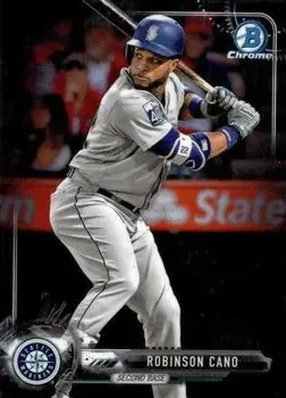 2017 Bowman Chrome #14 - Robinson Cano - Seattle Mariners
