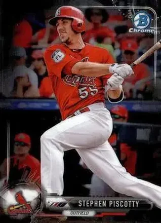 2017 Bowman Chrome #16 - Stephen Piscotty - St. Louis Cardinals