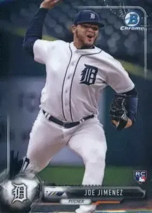 2017 Bowman Chrome #18 - Joe Jimenez - Detroit Tigers