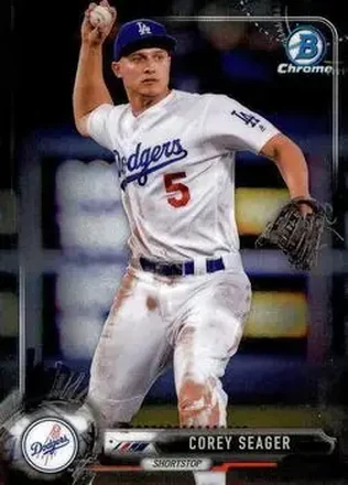2017 Bowman Chrome #25 - Corey Seager - Los Angeles Dodgers