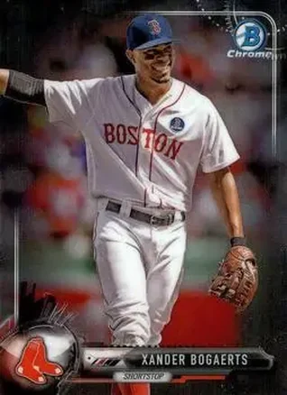 2017 Bowman Chrome #26 - Xander Bogaerts - Boston Red Sox
