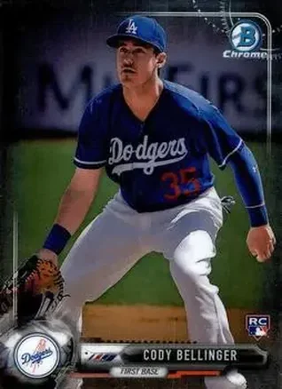 2017 Bowman Chrome #27 - Cody Bellinger - Los Angeles Dodgers