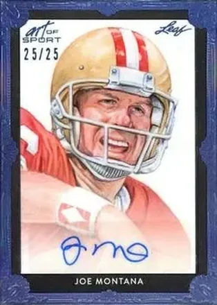 2021 Leaf Art of Sport - Navy #BA-JM1 - Joe Montana