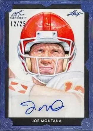2021 Leaf Art of Sport - Navy #BA-JM2 - Joe Montana