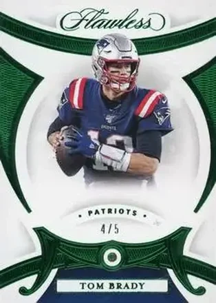 2020 Panini Flawless - Emeralds #58 - Tom Brady - New England Patriots