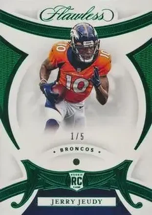 2020 Panini Flawless - Emeralds #114 - Jerry Jeudy - Denver Broncos