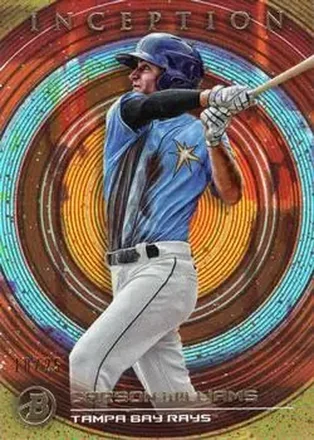 2022 Bowman Inception - Orange Foil #74 - Carson Williams - Tampa Bay Rays