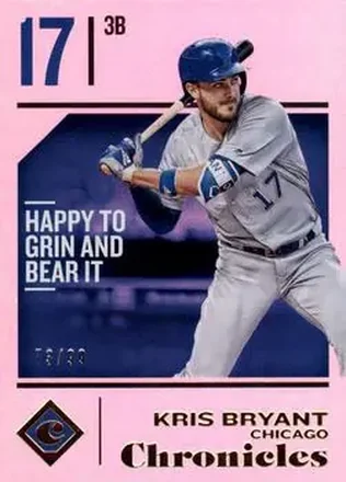 2018 Panini Chronicles - Holo Gold #22 - Kris Bryant - Chicago Cubs